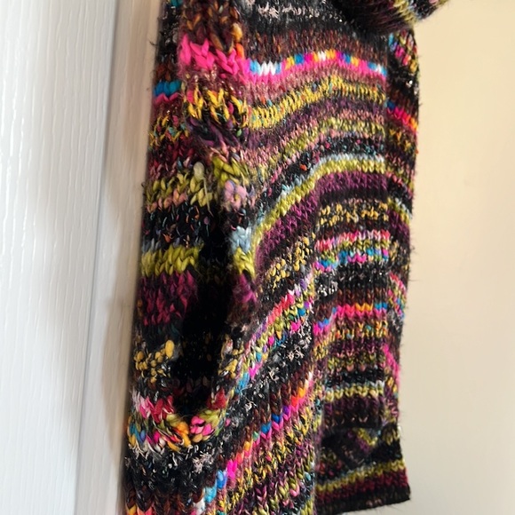 ANTHROPOLOGIE warm turtleneck SWEATER/PONCHO with 2 arm holes. It is a size M/L - Picture 2 of 8